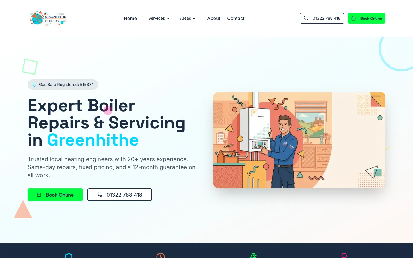 After: Greenhithe Plumbing website